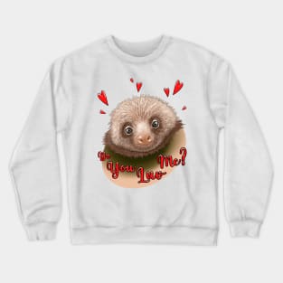 Cute Baby Sloth Crewneck Sweatshirt